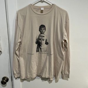 The National Band T Shirt Long Sleeve First Two Pages Of Frankenstein Mens Large